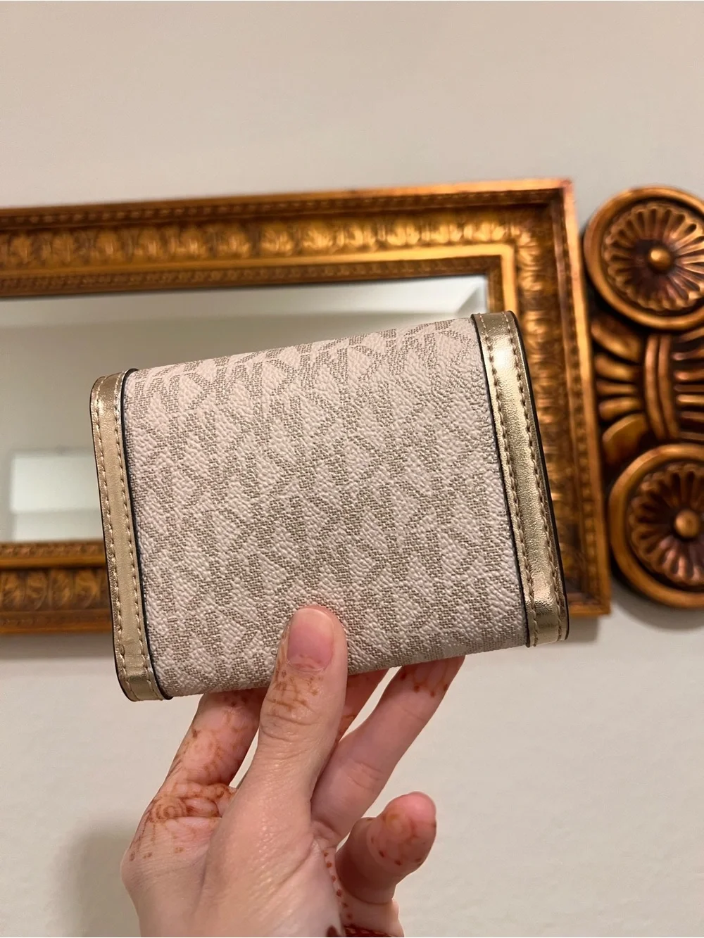 Michael Kors gold walllet